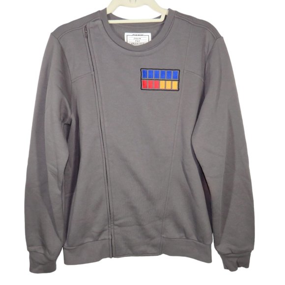 Our Universe Men's Size Small Gray Star Wars Imperial Rank Sweatshirt - Picture 1 of 8